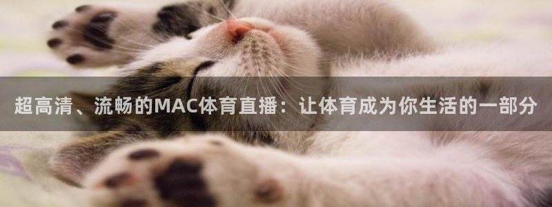 超高清、流畅的MAC体育直播：让体育成为你生活的一部分